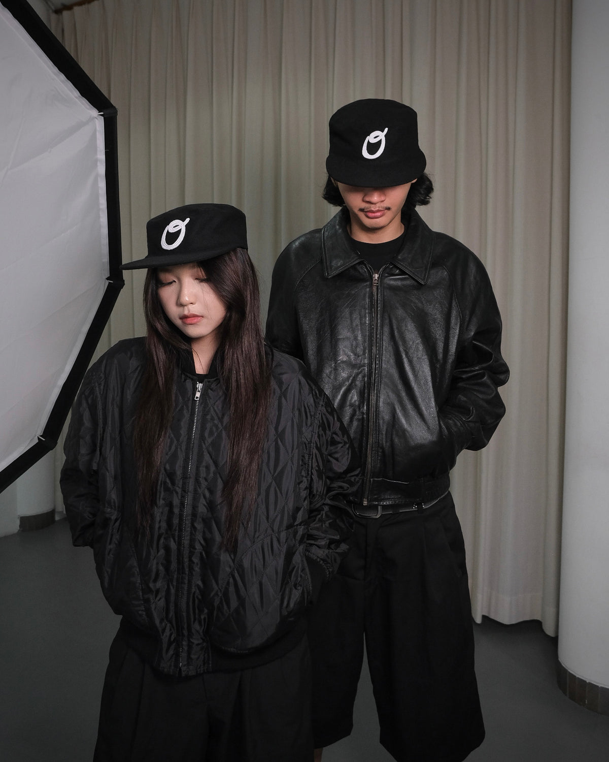 Onion Works Black Baseball Cap Cashmere Osfa
