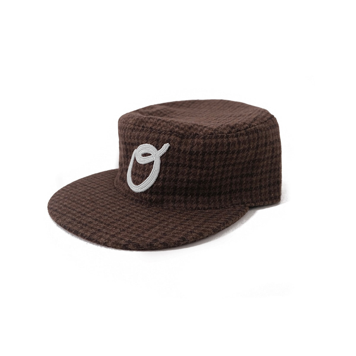 Onion Works Houndstooth Brown Baseball Cap