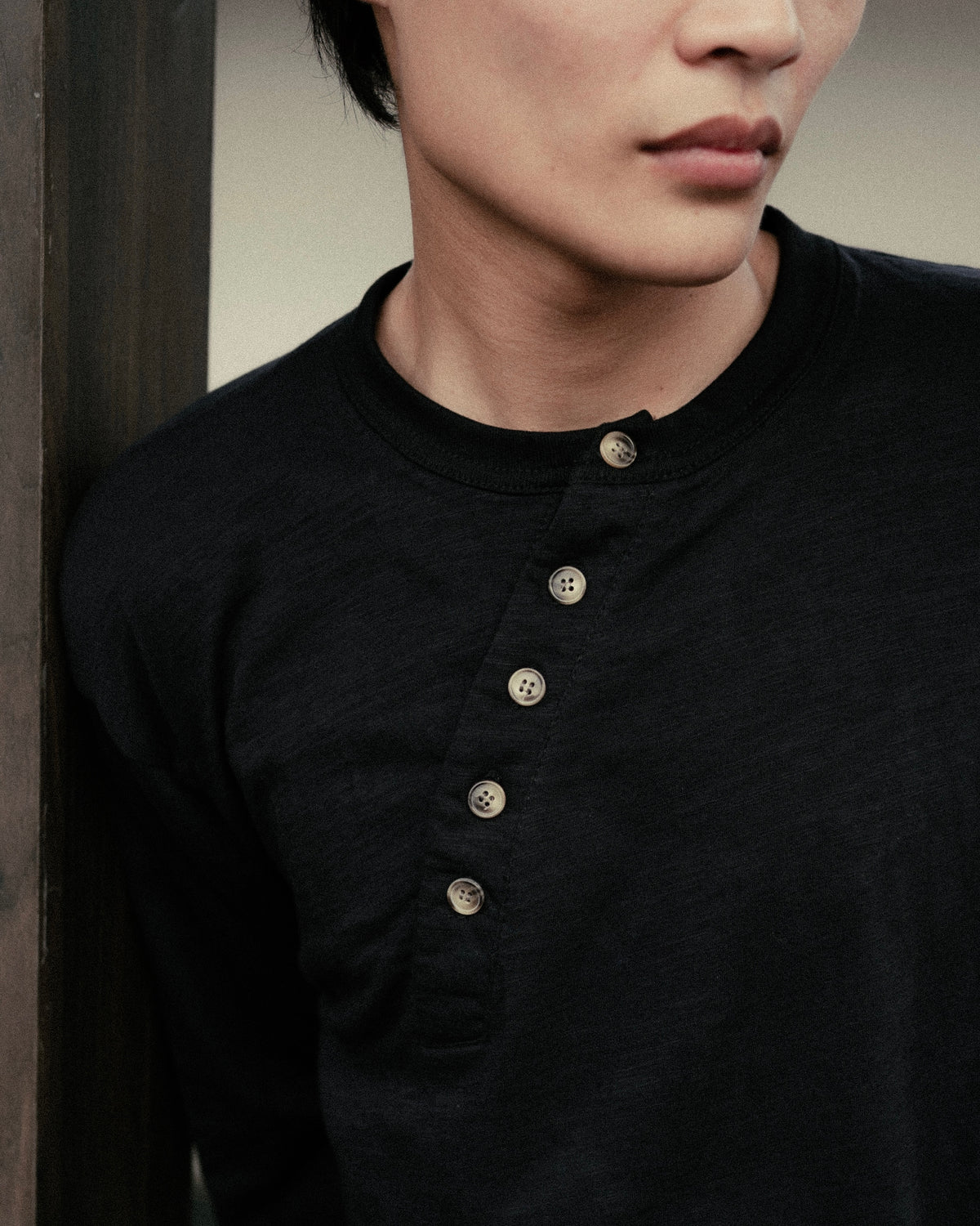 Tilted Slub Henley