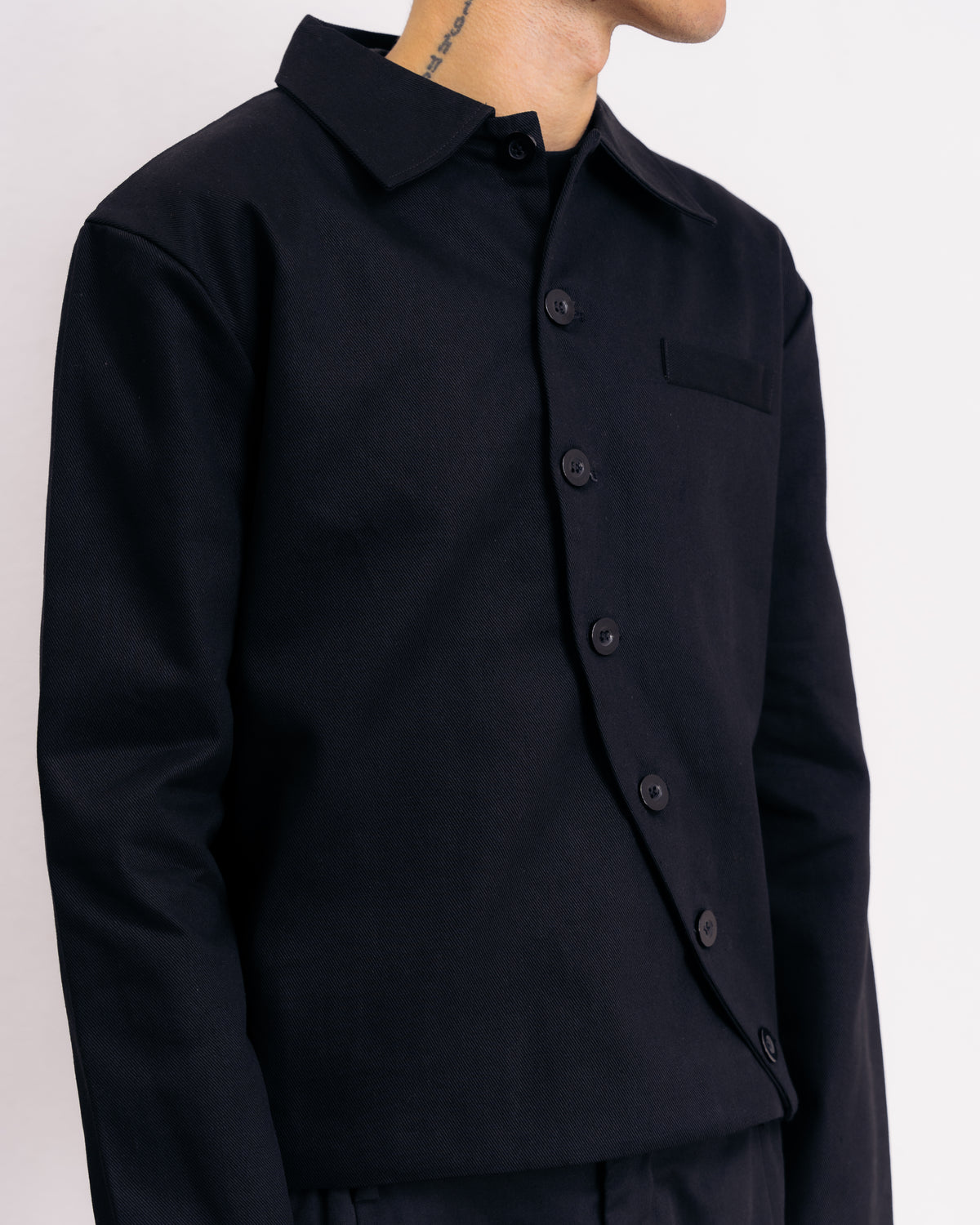 Asymmetrical Button Jacket