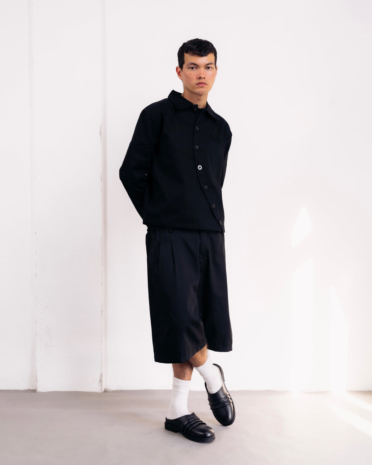Asymmetrical Button Jacket