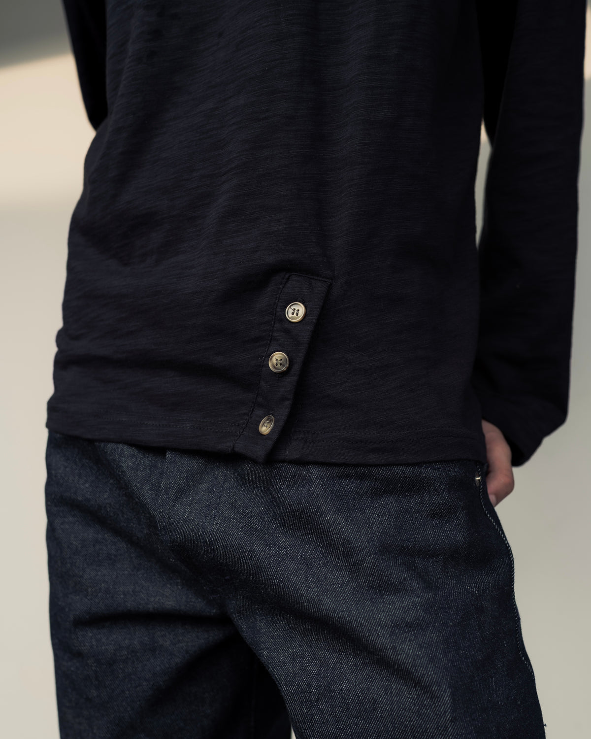 Tilted Slub Henley