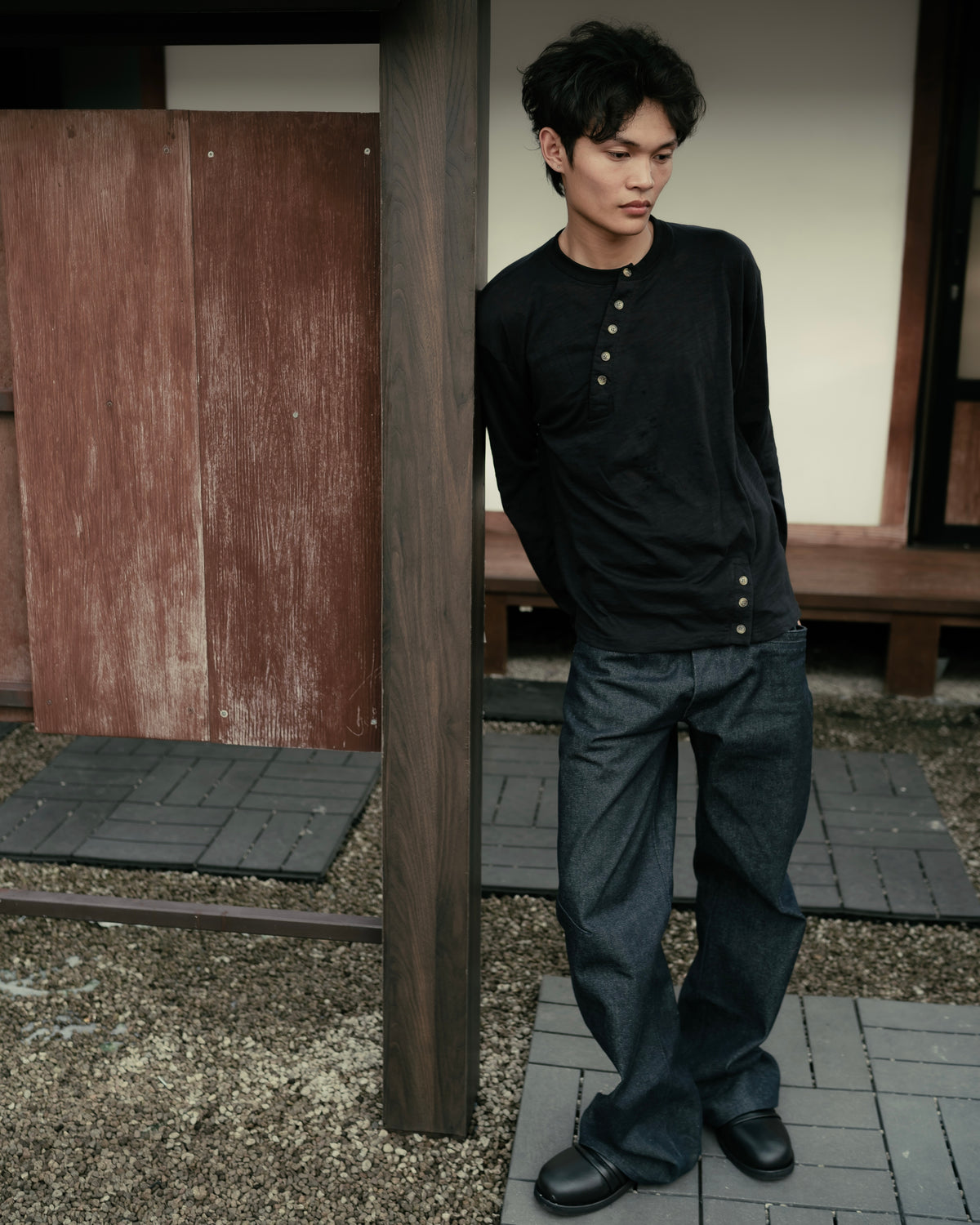Tilted Slub Henley