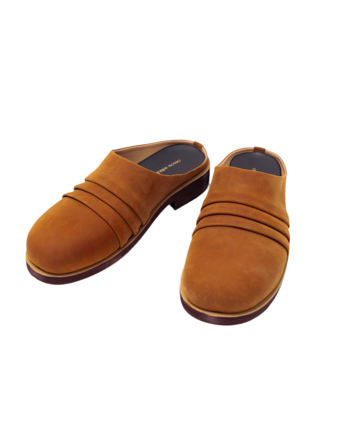 Three Fold Mule In Camel Brown