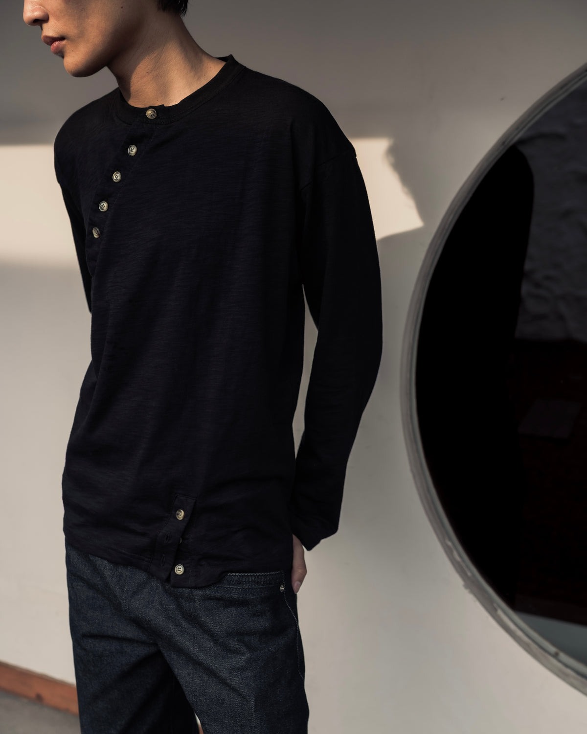 Tilted Slub Henley