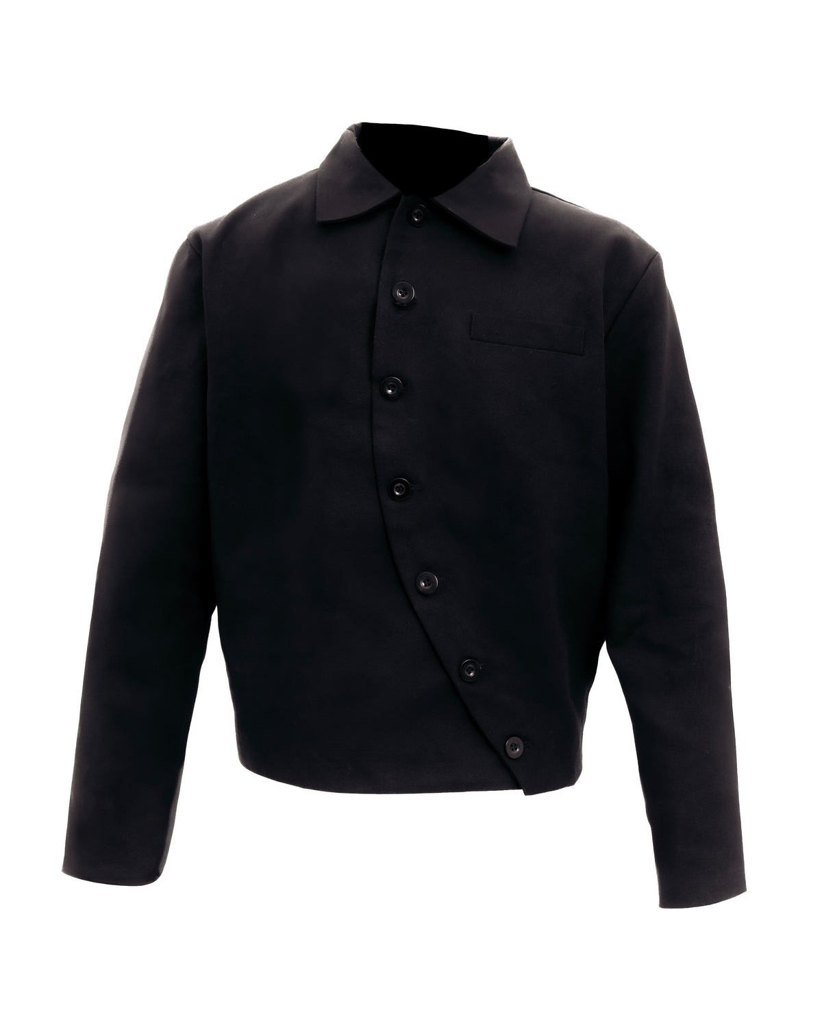 Asymmetrical Button Jacket